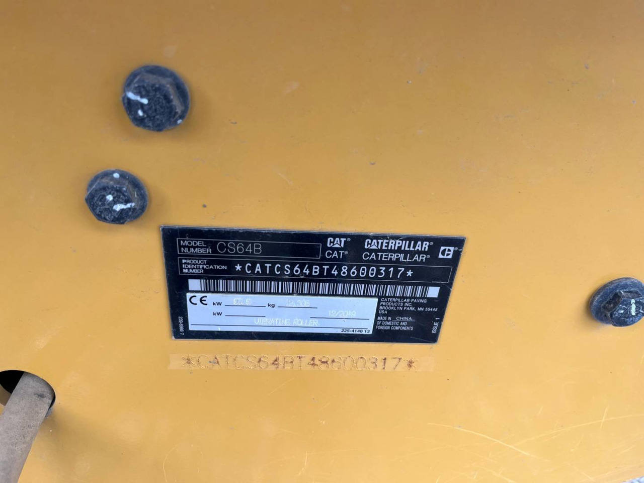 CAT CS64B - Οδοστρωτήρες: φωτογραφία 5 CAT CS64B - Οδοστρωτήρες: φωτογραφία 5