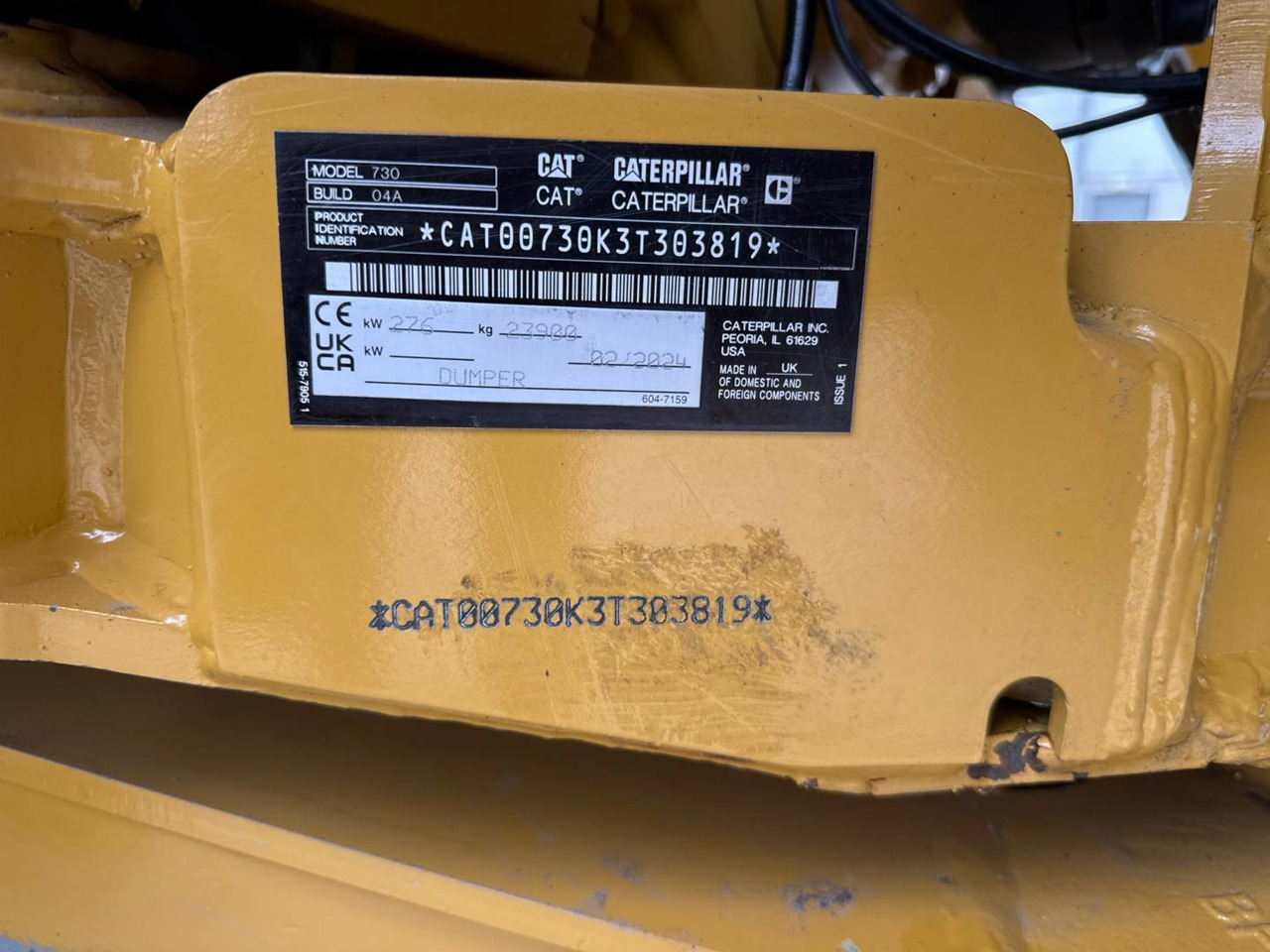 Αρθρωτό φορτηγό CAT 730: φωτογραφία 7 Αρθρωτό φορτηγό CAT 730: φωτογραφία 7