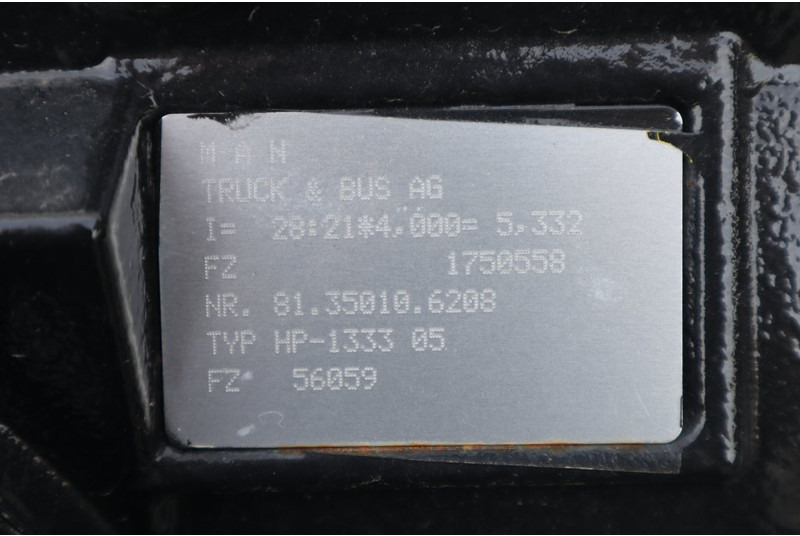 MAN HP-1333-05 28/21 x4.00 - Πίσω άξονας για Φορτηγό: φωτογραφία 3 MAN HP-1333-05 28/21 x4.00 - Πίσω άξονας για Φορτηγό: φωτογραφία 3