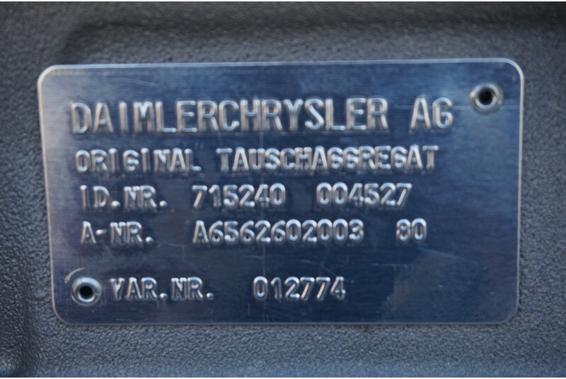 Mercedes-Benz G210-16/14.2-0.83EPS + VB VOITH 715240004527 - Κιβώτιο ταχυτήτων για Φορτηγό: φωτογραφία 5 Mercedes-Benz G210-16/14.2-0.83EPS + VB VOITH 715240004527 - Κιβώτιο ταχυτήτων για Φορτηγό: φωτογραφία 5