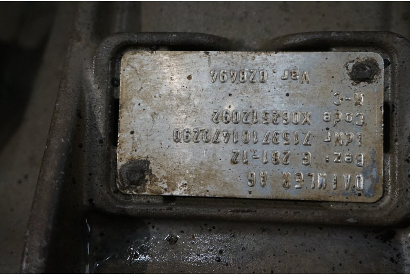 Mercedes-Benz G281-12KL + VOITH - Κιβώτιο ταχυτήτων για Φορτηγό: φωτογραφία 5 Mercedes-Benz G281-12KL + VOITH - Κιβώτιο ταχυτήτων για Φορτηγό: φωτογραφία 5