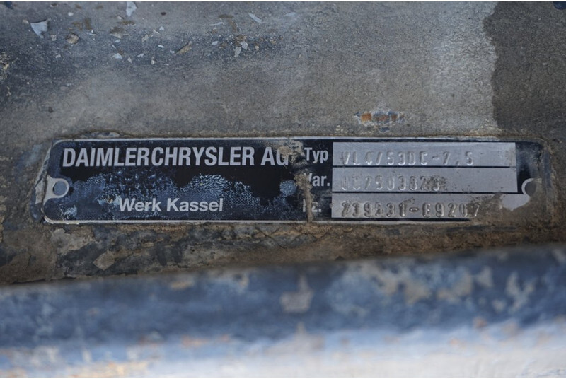 Mercedes-Benz VL4/53DC-7.5 - Εμπρός άξονας για Φορτηγό: φωτογραφία 2 Mercedes-Benz VL4/53DC-7.5 - Εμπρός άξονας για Φορτηγό: φωτογραφία 2