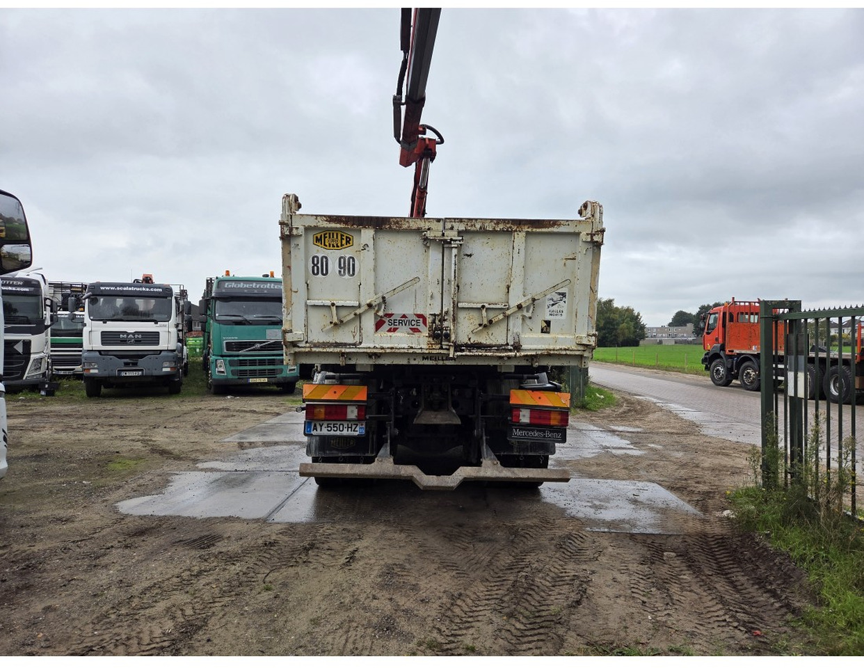 MERCEDESA CTROS 3341 6X4 TIPPER CRANE FASSI F105 - Φορτηγό ανατρεπόμενο, Φορτηγό με γερανό: φωτογραφία 4 MERCEDESA CTROS 3341 6X4 TIPPER CRANE FASSI F105 - Φορτηγό ανατρεπόμενο, Φορτηγό με γερανό: φωτογραφία 4