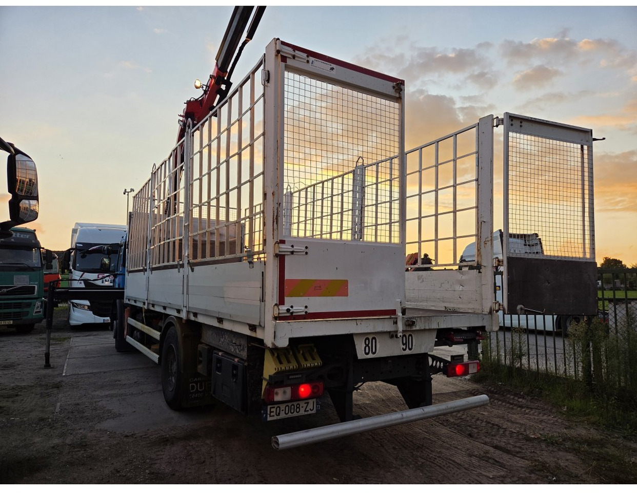 Renault C 280 4X2 Palfinger PK12002 EH Kran Crane Remote Control Automat flatbed truck - Φορτηγό με ανοιχτή καρότσα, Φορτηγό με γερανό: φωτογραφία 2 Renault C 280 4X2 Palfinger PK12002 EH Kran Crane Remote Control Automat flatbed truck - Φορτηγό με ανοιχτή καρότσα, Φορτηγό με γερανό: φωτογραφία 2