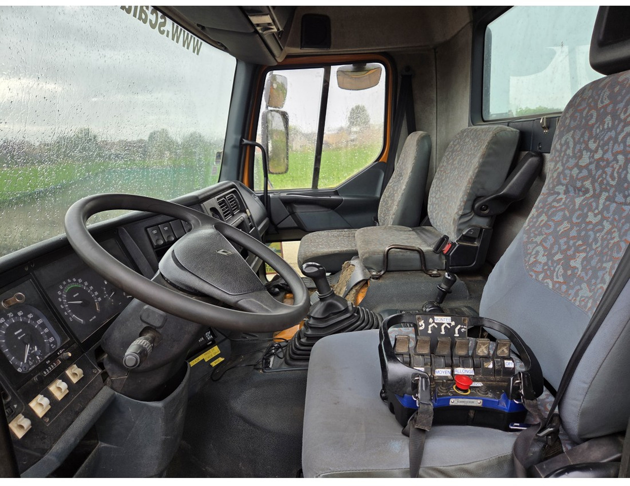 Φορτηγό με ανοιχτή καρότσα, Φορτηγό με γερανό Renault Premium 300 MECHANICAL PUMP OPEN BOX COMPRESSOR CRANE EFFER 140/2S: φωτογραφία 11