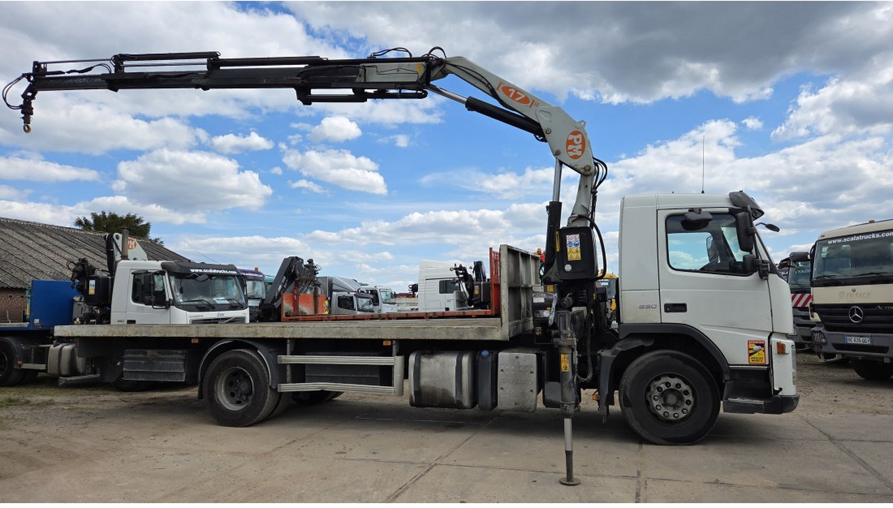 VOLVO FM 330 FLATBED 4X2 PM 17 LC 17 TON - Φορτηγό με ανοιχτή καρότσα, Φορτηγό με γερανό: φωτογραφία 3 VOLVO FM 330 FLATBED 4X2 PM 17 LC 17 TON - Φορτηγό με ανοιχτή καρότσα, Φορτηγό με γερανό: φωτογραφία 3