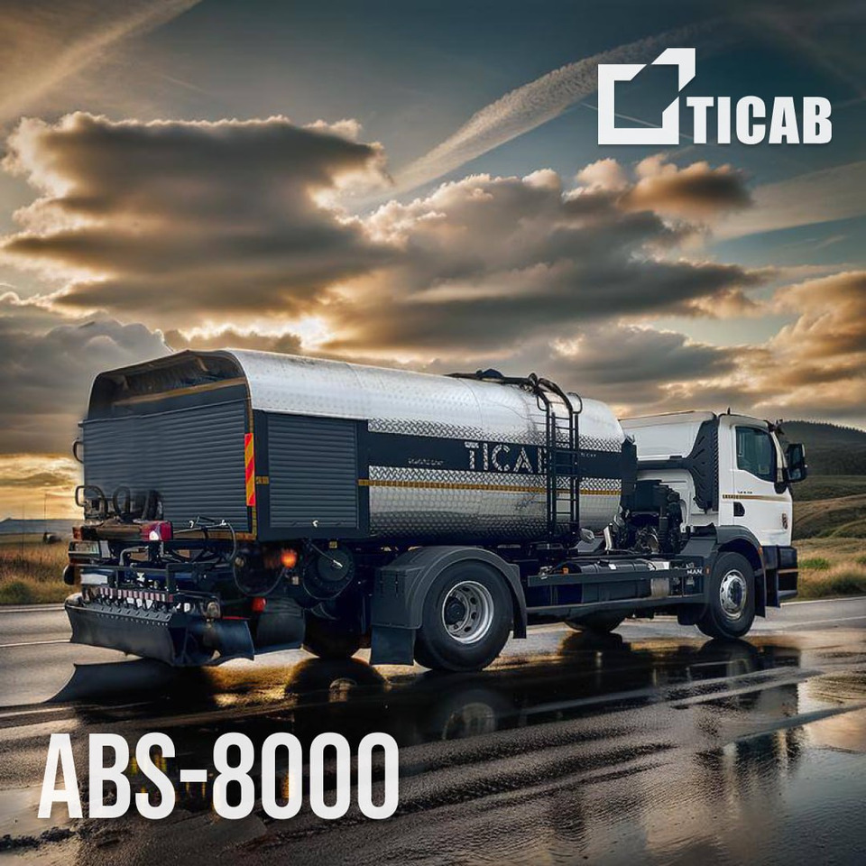 TICAB Asphalt Distributor, 8000 L, Аutonomous Asphalt Sprayer, Manufacturer - Αντλία σκυροδέματος: φωτογραφία 4 TICAB Asphalt Distributor, 8000 L, Аutonomous Asphalt Sprayer, Manufacturer - Αντλία σκυροδέματος: φωτογραφία 4