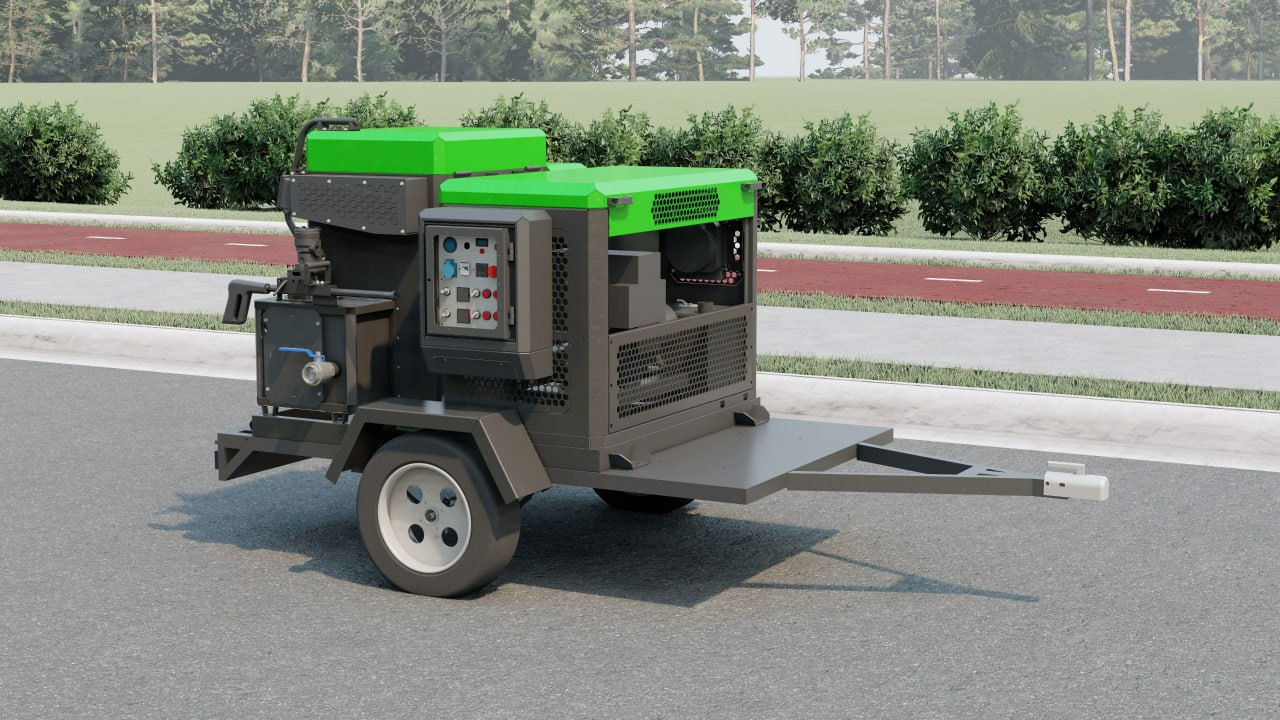 TICAB Crack sealing machine , 120 l, Asphalt crack filler, Manufacturer - Διαστρωτήρας ασφάλτου: φωτογραφία 1 TICAB Crack sealing machine , 120 l, Asphalt crack filler, Manufacturer - Διαστρωτήρας ασφάλτου: φωτογραφία 1