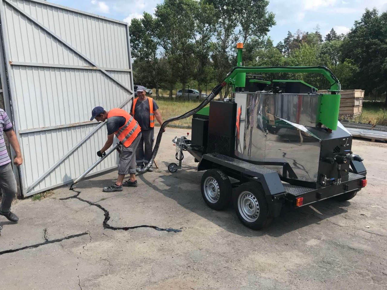 TICAB Сrack Sealing Machine,Asphalt Crack Fill Machine,500 L, Manufacturer, mašīna asfalta šuvju un plaisu aizpildīšanai BPM-500 - Μηχανών ασφάλτου: φωτογραφία 5 TICAB Сrack Sealing Machine,Asphalt Crack Fill Machine,500 L, Manufacturer, mašīna asfalta šuvju un plaisu aizpildīšanai BPM-500 - Μηχανών ασφάλτου: φωτογραφία 5