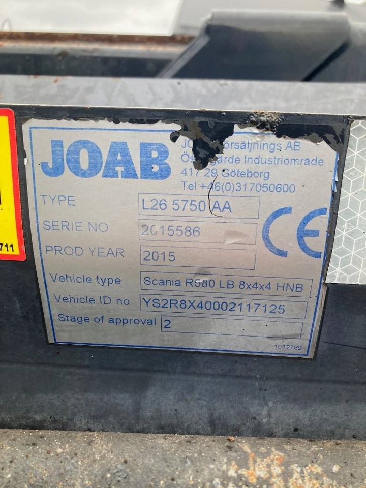 Joab L26 5750AA Lastväxlare - Συστήματοςα γάντζων φόρτωσης/ Καδοφόρος φορτωτής: φωτογραφία 3 Joab L26 5750AA Lastväxlare - Συστήματοςα γάντζων φόρτωσης/ Καδοφόρος φορτωτής: φωτογραφία 3