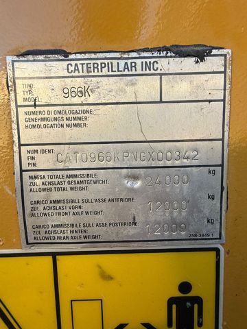 Ελαστιχοφόρος φορτωτής CAT 966 KXE,  18650hours, SWISS: φωτογραφία 6