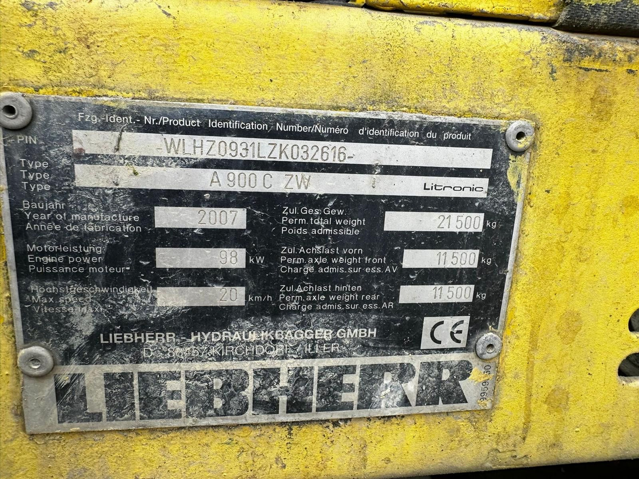 Liebherr A900C ZW Litronic PFS 2, Rail+Road, Gleisbagger - Τροχοφόρος εκσκαφέας: φωτογραφία 3 Liebherr A900C ZW Litronic PFS 2, Rail+Road, Gleisbagger - Τροχοφόρος εκσκαφέας: φωτογραφία 3