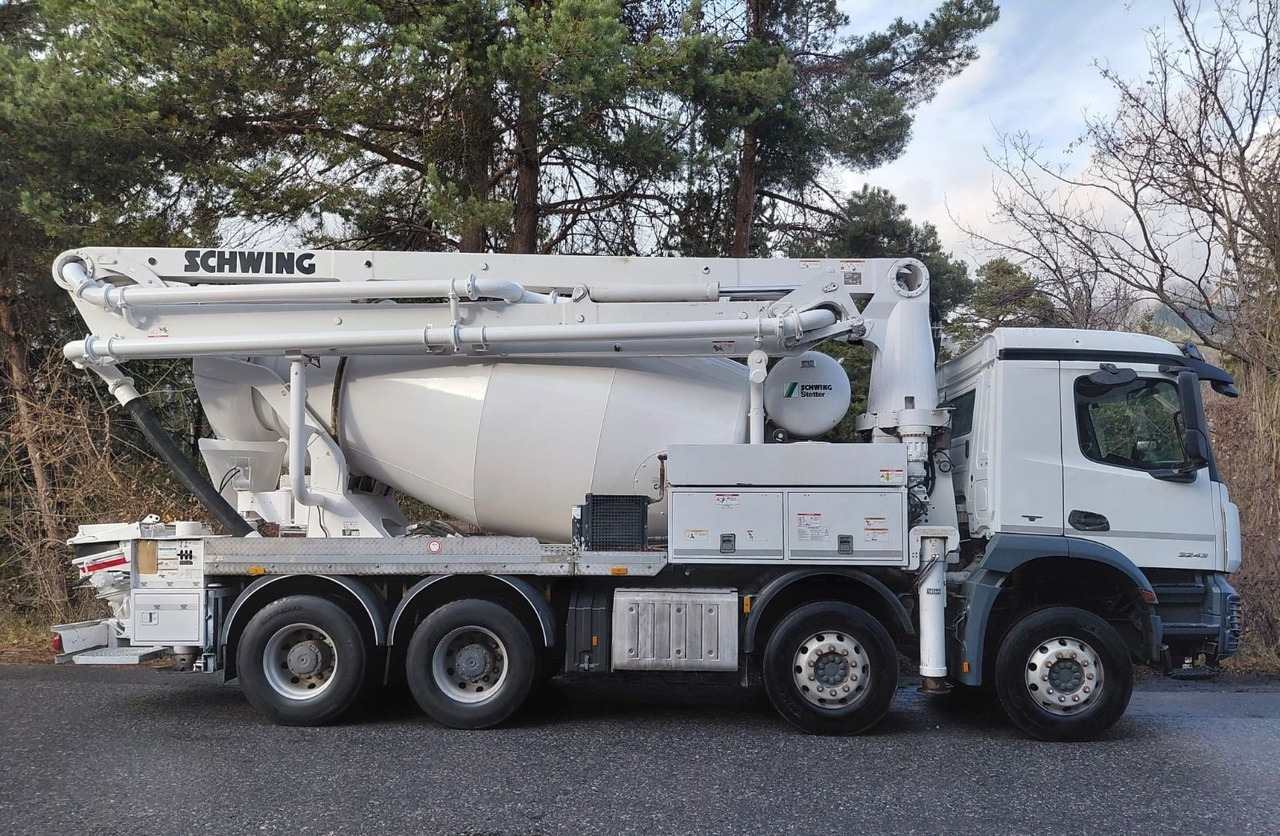 Mercedes-Benz Arocs 3243 8x4, E6, Schwing 24m, Stetter 7m3 - Αντλία σκυροδέματος: φωτογραφία 3 Mercedes-Benz Arocs 3243 8x4, E6, Schwing 24m, Stetter 7m3 - Αντλία σκυροδέματος: φωτογραφία 3