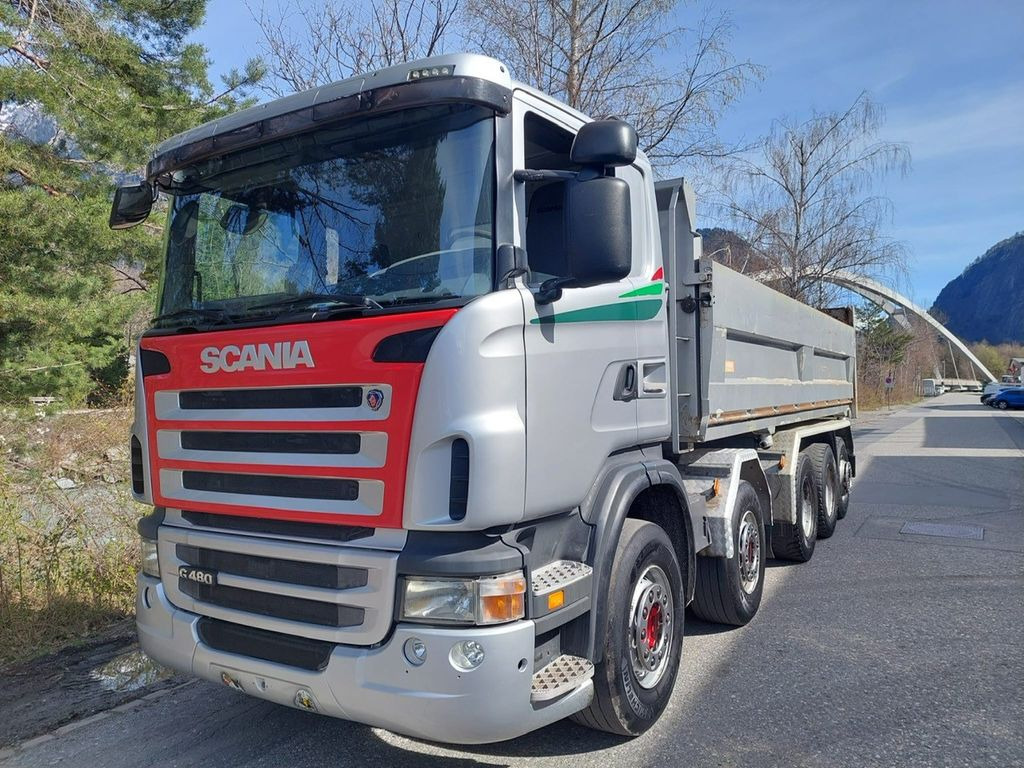 Scania G480 10x4, E5, Opticruise, Moser MBK - Φορτηγό ανατρεπόμενο: φωτογραφία 1 Scania G480 10x4, E5, Opticruise, Moser MBK - Φορτηγό ανατρεπόμενο: φωτογραφία 1