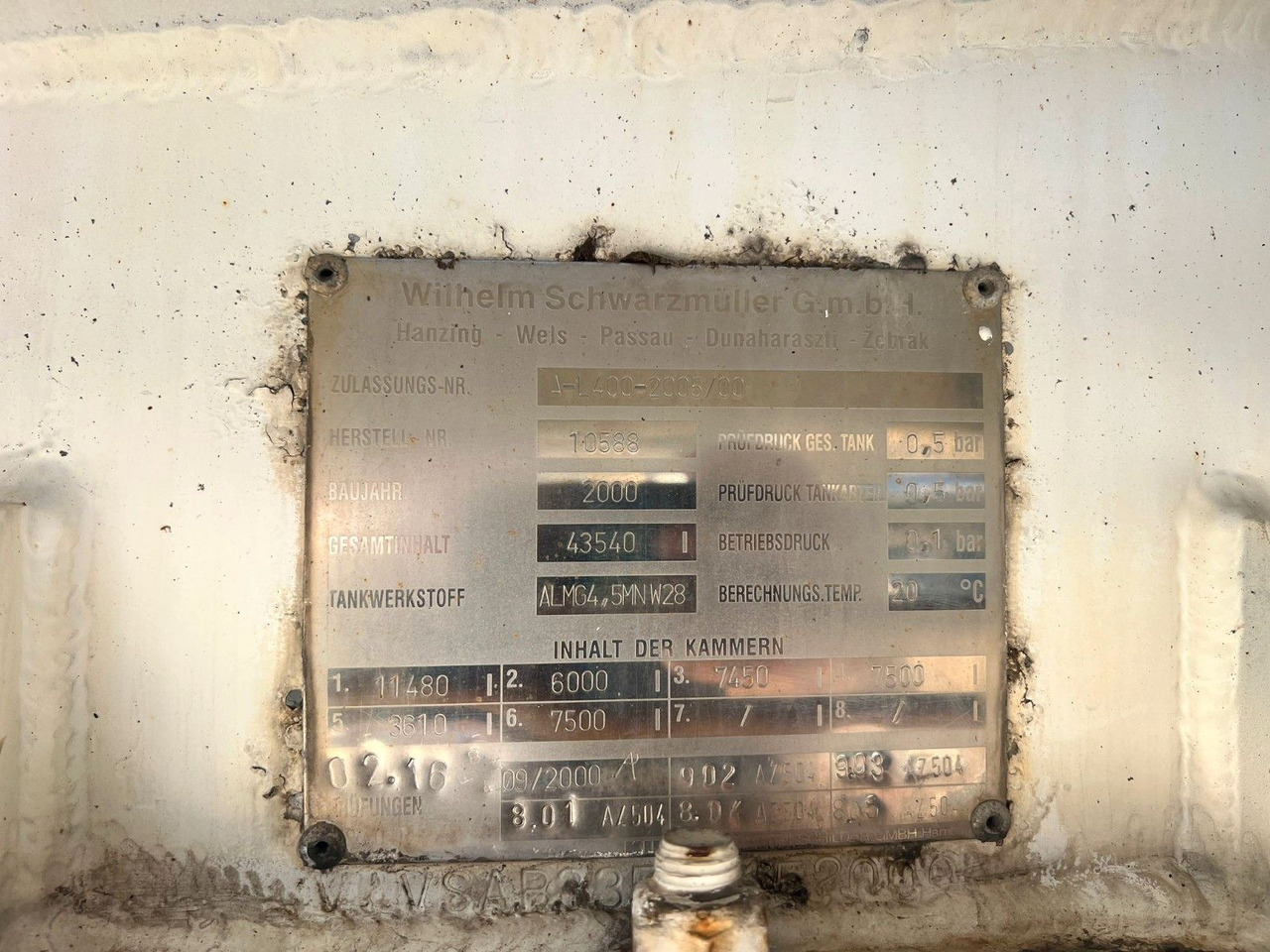 Schwarzmüller TS 3/E ADR, 6 Kammern Treibstoff Fuel - Επικαθήμενο βυτίο: φωτογραφία 4 Schwarzmüller TS 3/E ADR, 6 Kammern Treibstoff Fuel - Επικαθήμενο βυτίο: φωτογραφία 4