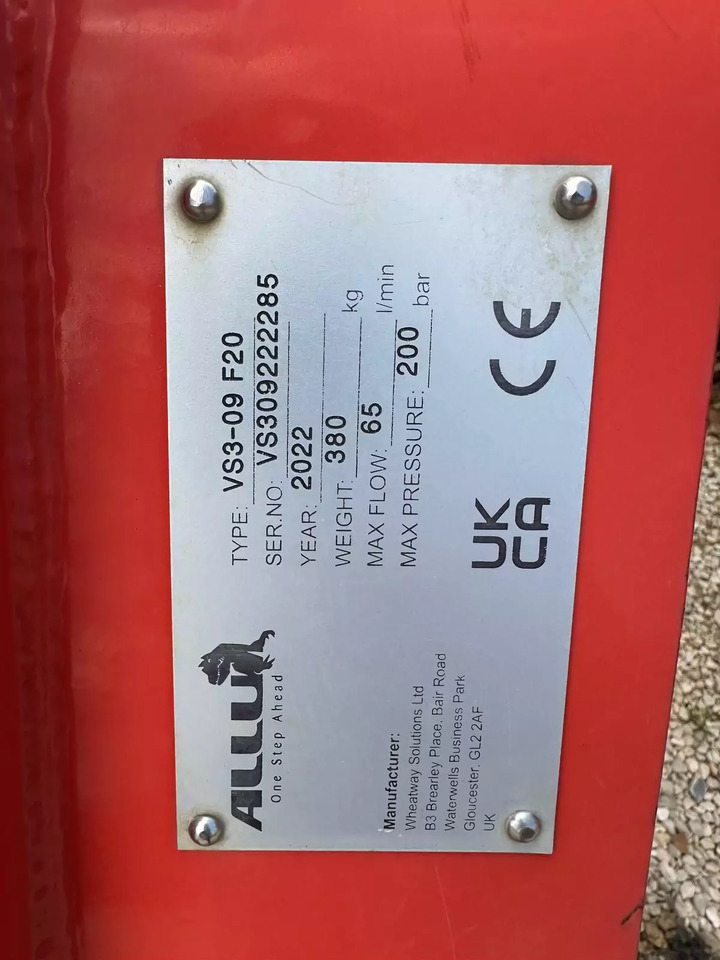 2022 Allu VS 3-09 - Κουβας για Κατασκευή μηχανήματα: φωτογραφία 3 2022 Allu VS 3-09 - Κουβας για Κατασκευή μηχανήματα: φωτογραφία 3