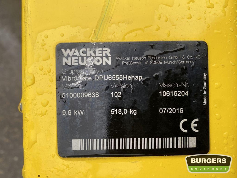 Δονητική πλάκα Neuson DPU 65.55: φωτογραφία 6