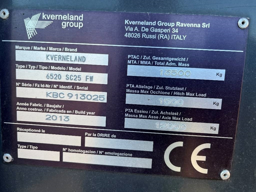 Kverneland 6520 SC25 FW Dismantled. Only spare parts - Χορτοδετική μηχανή στρόγγυλης μπάλας: φωτογραφία 3 Kverneland 6520 SC25 FW Dismantled. Only spare parts - Χορτοδετική μηχανή στρόγγυλης μπάλας: φωτογραφία 3