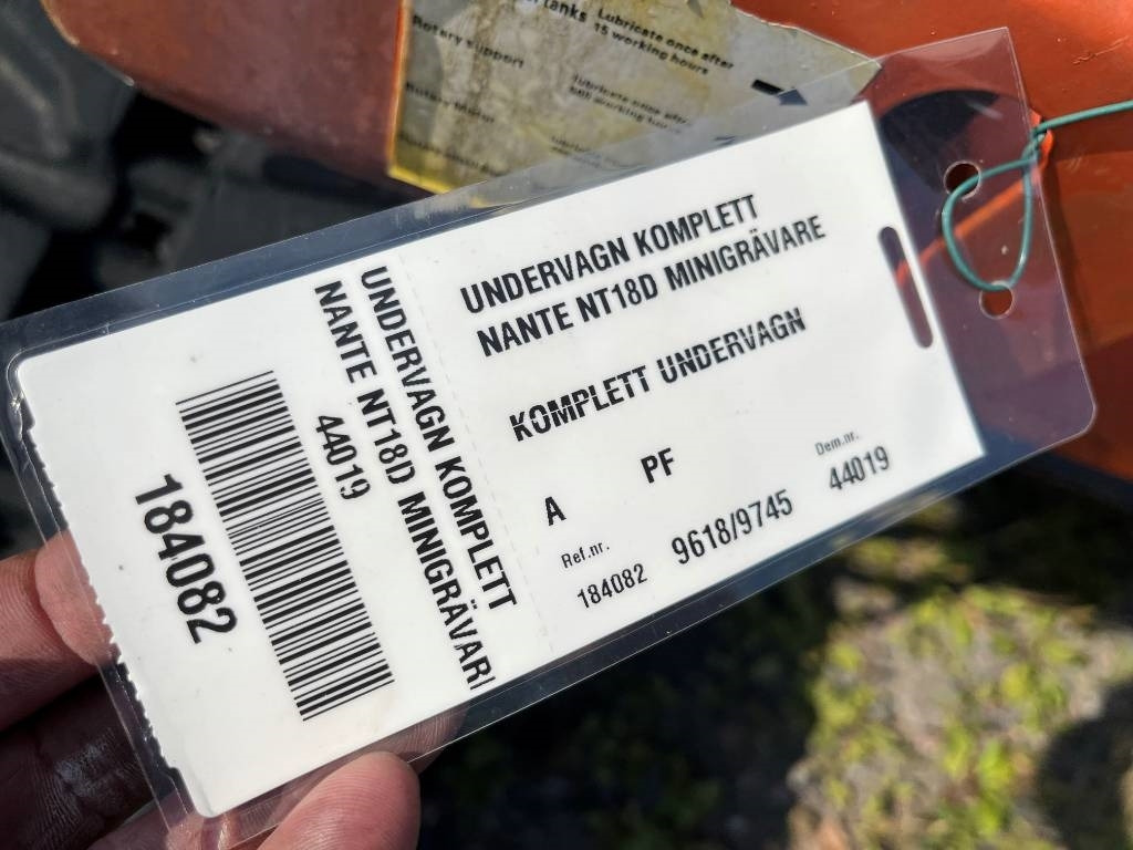 Nante NT 18 DR - Μίνι εκσκαφέας: φωτογραφία 3 Nante NT 18 DR - Μίνι εκσκαφέας: φωτογραφία 3