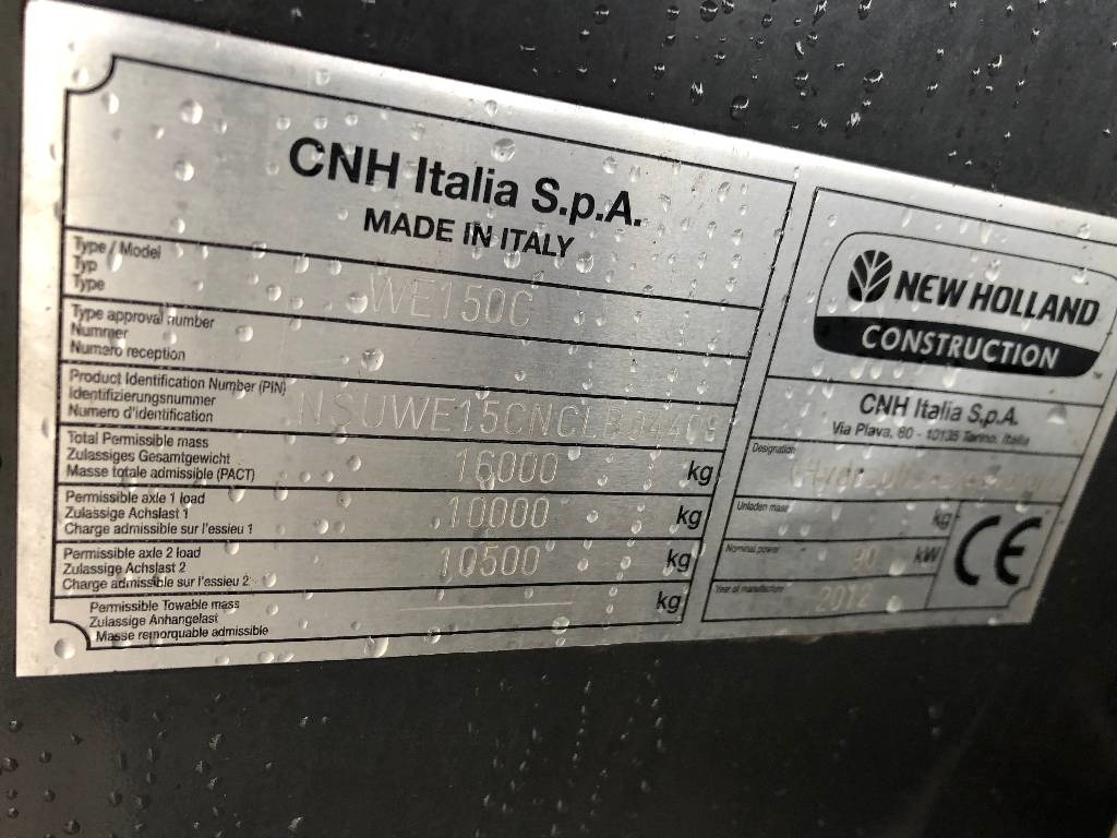 New Holland WE 150C Dismantled: only spare parts - Τροχοφόρος εκσκαφέας: φωτογραφία 3 New Holland WE 150C Dismantled: only spare parts - Τροχοφόρος εκσκαφέας: φωτογραφία 3