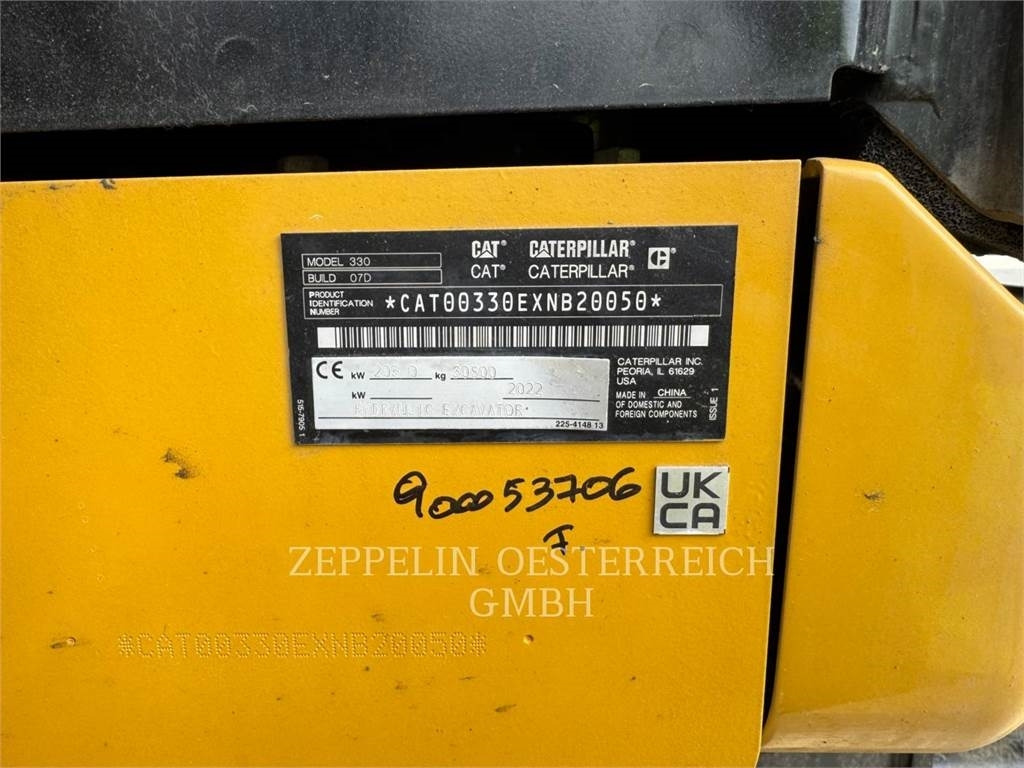 CAT 330-07 - Ερπυστριοφόρος εκσκαφέας: φωτογραφία 5 CAT 330-07 - Ερπυστριοφόρος εκσκαφέας: φωτογραφία 5