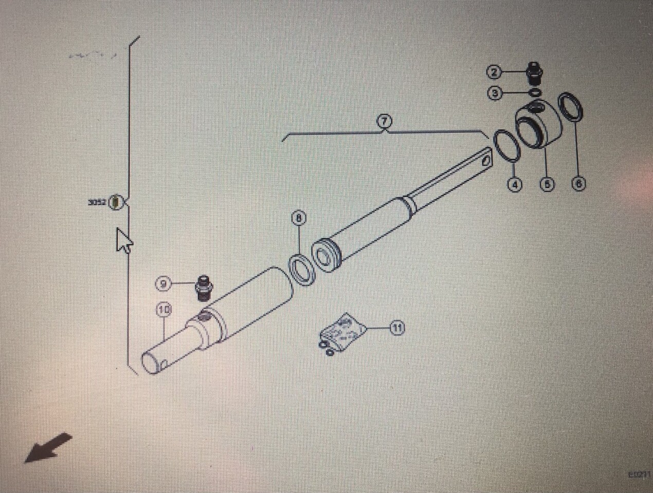 CLAAS 00 040 654 2/Claas-siłownik hydrauliczny/Claas Jaguar 880-830 900-830 810 - Υδραυλικός κύλινδρος για Γεωργικά μηχανήματα: φωτογραφία 1 CLAAS 00 040 654 2/Claas-siłownik hydrauliczny/Claas Jaguar 880-830 900-830 810 - Υδραυλικός κύλινδρος για Γεωργικά μηχανήματα: φωτογραφία 1