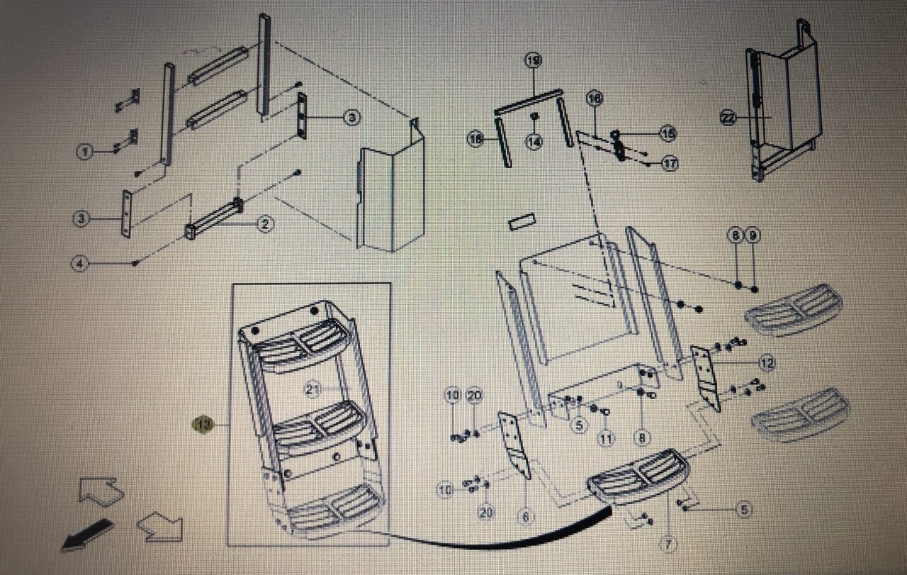 CLAAS Arion 600 640 - schody stopnie 0012609210 - Σκαλοπάτι για Τρακτέρ: φωτογραφία 1 CLAAS Arion 600 640 - schody stopnie 0012609210 - Σκαλοπάτι για Τρακτέρ: φωτογραφία 1