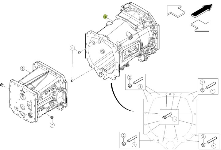 Claas Arion 630 - skrzynia biegów - obudowa 6005031573 - Κιβώτιο ταχυτήτων για Γεωργικά μηχανήματα: φωτογραφία 1 Claas Arion 630 - skrzynia biegów - obudowa 6005031573 - Κιβώτιο ταχυτήτων για Γεωργικά μηχανήματα: φωτογραφία 1