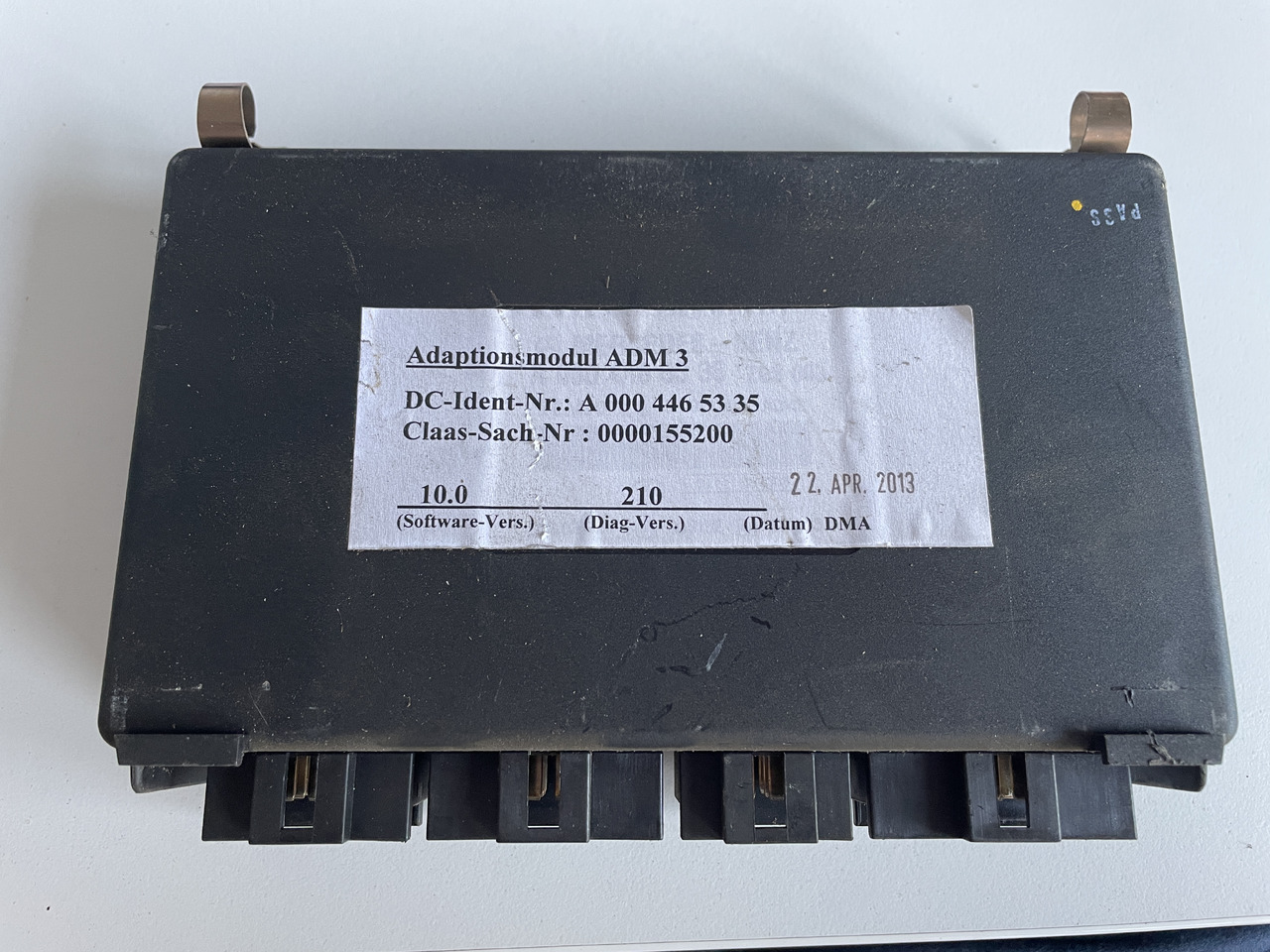 Claas Jaguar Lexion Tucano Mercedes - moduł sterownik ADM3 0000155200 A0004465335 - Ηλεκτρικό σύστημα για Γεωργικά μηχανήματα: φωτογραφία 1 Claas Jaguar Lexion Tucano Mercedes - moduł sterownik ADM3 0000155200 A0004465335 - Ηλεκτρικό σύστημα για Γεωργικά μηχανήματα: φωτογραφία 1
