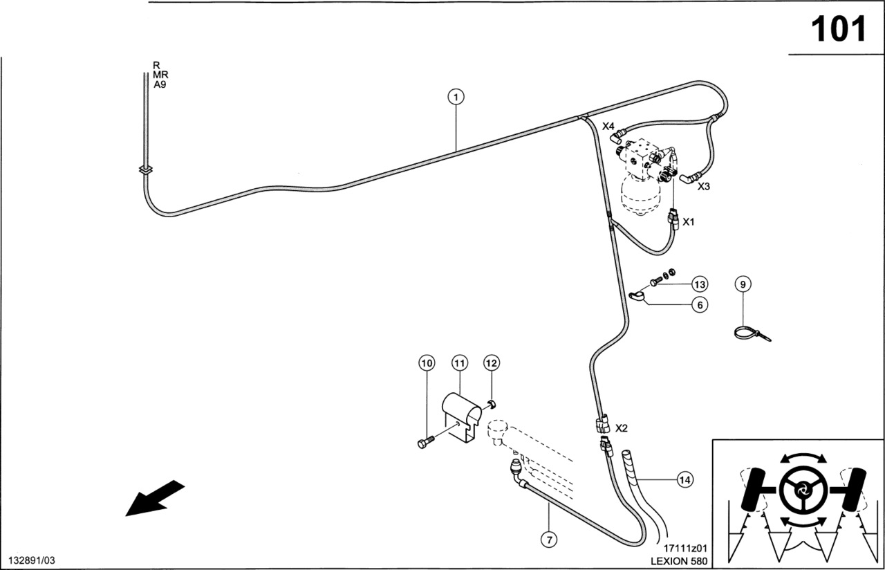 Claas Lexion 580 WIĄZKA KABLI 0000153060 (Elektryka, "claas autopilot") - Καλώδιο/ Σύρματα για Θεριζοαλωνιστική μηχανή: φωτογραφία 1 Claas Lexion 580 WIĄZKA KABLI 0000153060 (Elektryka, "claas autopilot") - Καλώδιο/ Σύρματα για Θεριζοαλωνιστική μηχανή: φωτογραφία 1