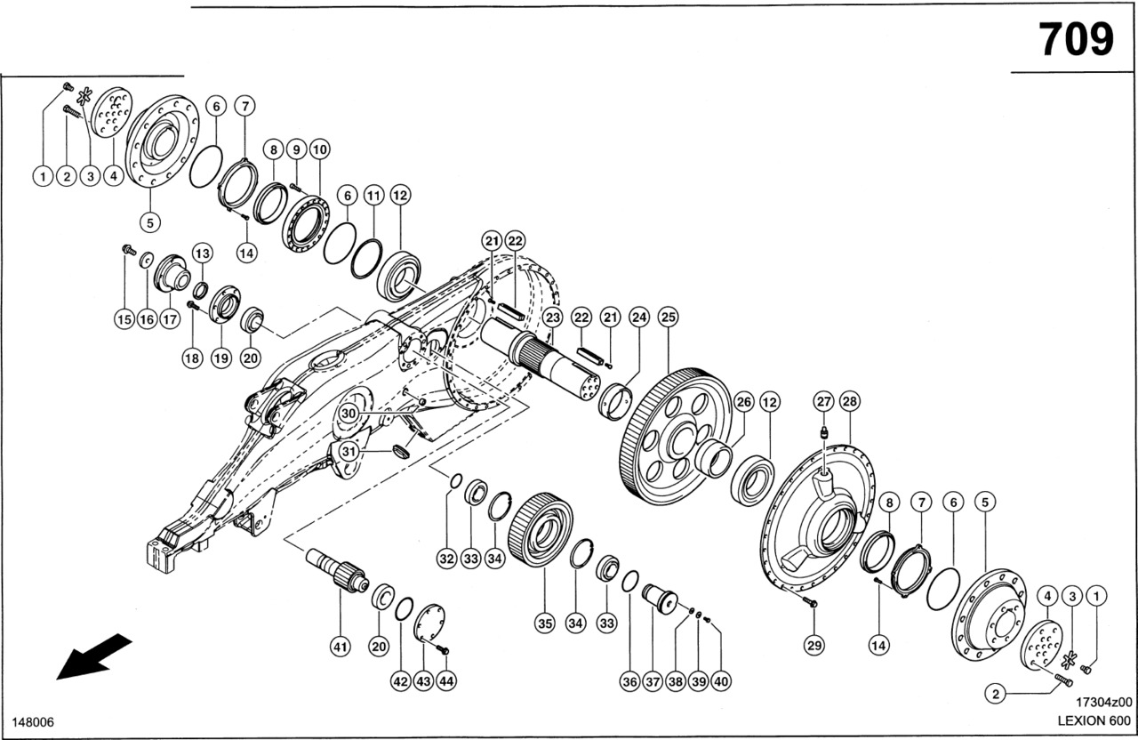 Claas Lexion 600 SWORZEŃ 0007500741 (Gumowa półgąsienica; przekładnia) - Μετάδοσης κίνησης για Θεριζοαλωνιστική μηχανή: φωτογραφία 1 Claas Lexion 600 SWORZEŃ 0007500741 (Gumowa półgąsienica; przekładnia) - Μετάδοσης κίνησης για Θεριζοαλωνιστική μηχανή: φωτογραφία 1