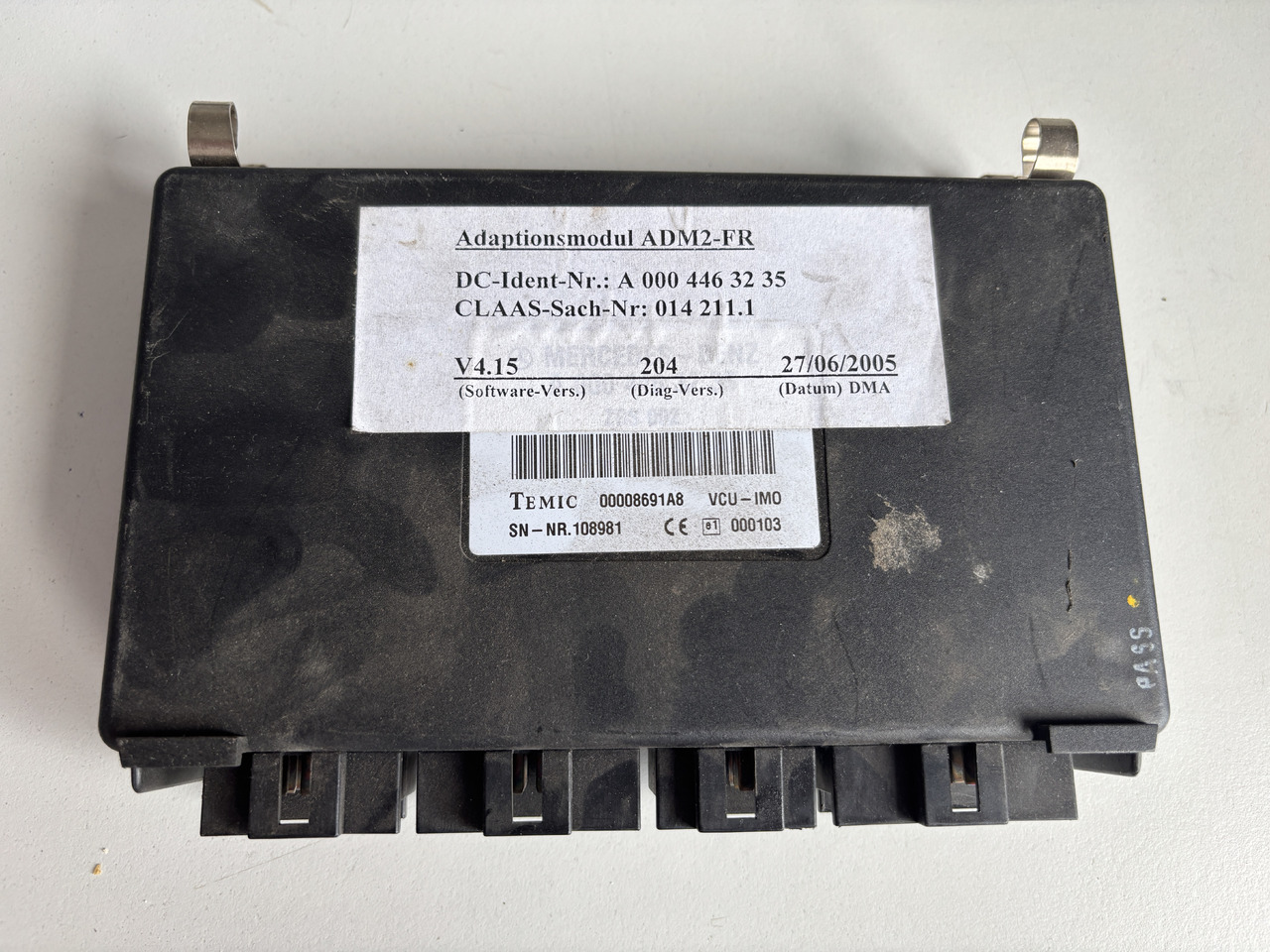 Claas Lexion Mega Jaguar - moduł sterownik silnika ECU 014211.2 - Ηλεκτρονική μονάδα ελέγχου για Γεωργικά μηχανήματα: φωτογραφία 1 Claas Lexion Mega Jaguar - moduł sterownik silnika ECU 014211.2 - Ηλεκτρονική μονάδα ελέγχου για Γεωργικά μηχανήματα: φωτογραφία 1