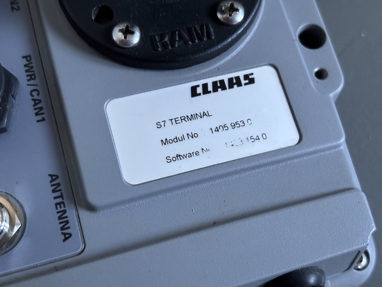 Claas Terminal S7 Omnistar 14059530 1405 953 0 - Σύστημα πλοήγησης για Γεωργικά μηχανήματα: φωτογραφία 5 Claas Terminal S7 Omnistar 14059530 1405 953 0 - Σύστημα πλοήγησης για Γεωργικά μηχανήματα: φωτογραφία 5