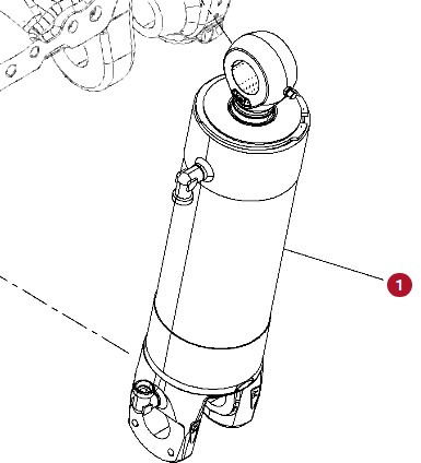 Fendt 930 933 936 942 GEN 7 Siłownik Hydrauliczny Tylnego TUZ CZĘŚCI H218PB400102A - Υδραυλικός κύλινδρος για Γεωργικά μηχανήματα: φωτογραφία 1 Fendt 930 933 936 942 GEN 7 Siłownik Hydrauliczny Tylnego TUZ CZĘŚCI H218PB400102A - Υδραυλικός κύλινδρος για Γεωργικά μηχανήματα: φωτογραφία 1