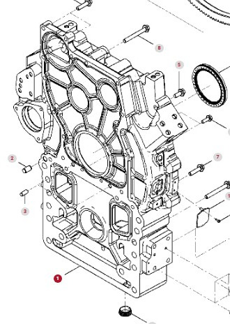 Fendt 936 Gen 7 Silnik D1556LE523 Osłona Obudowa Koła Zamachowego H218PF150075A - Σφόνδυλος για Τρακτέρ: φωτογραφία 1 Fendt 936 Gen 7 Silnik D1556LE523 Osłona Obudowa Koła Zamachowego H218PF150075A - Σφόνδυλος για Τρακτέρ: φωτογραφία 1