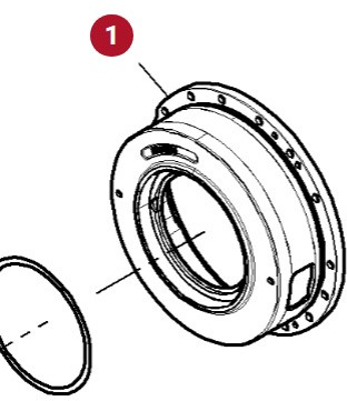 Fendt Vario 1038 1042 1046 1050 GEN 3 Pokrywa Łożyska Przedniej Osi F530300190010 - Εμπρός άξονας για Γεωργικά μηχανήματα: φωτογραφία 1 Fendt Vario 1038 1042 1046 1050 GEN 3 Pokrywa Łożyska Przedniej Osi F530300190010 - Εμπρός άξονας για Γεωργικά μηχανήματα: φωτογραφία 1