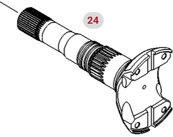 Fendt Vario 1038 1042 1046 1050 GEN 3 Wał Hamulcy Hamulców F530300200180 - Εξαρτήματα φρένων για Γεωργικά μηχανήματα: φωτογραφία 1 Fendt Vario 1038 1042 1046 1050 GEN 3 Wał Hamulcy Hamulców F530300200180 - Εξαρτήματα φρένων για Γεωργικά μηχανήματα: φωτογραφία 1