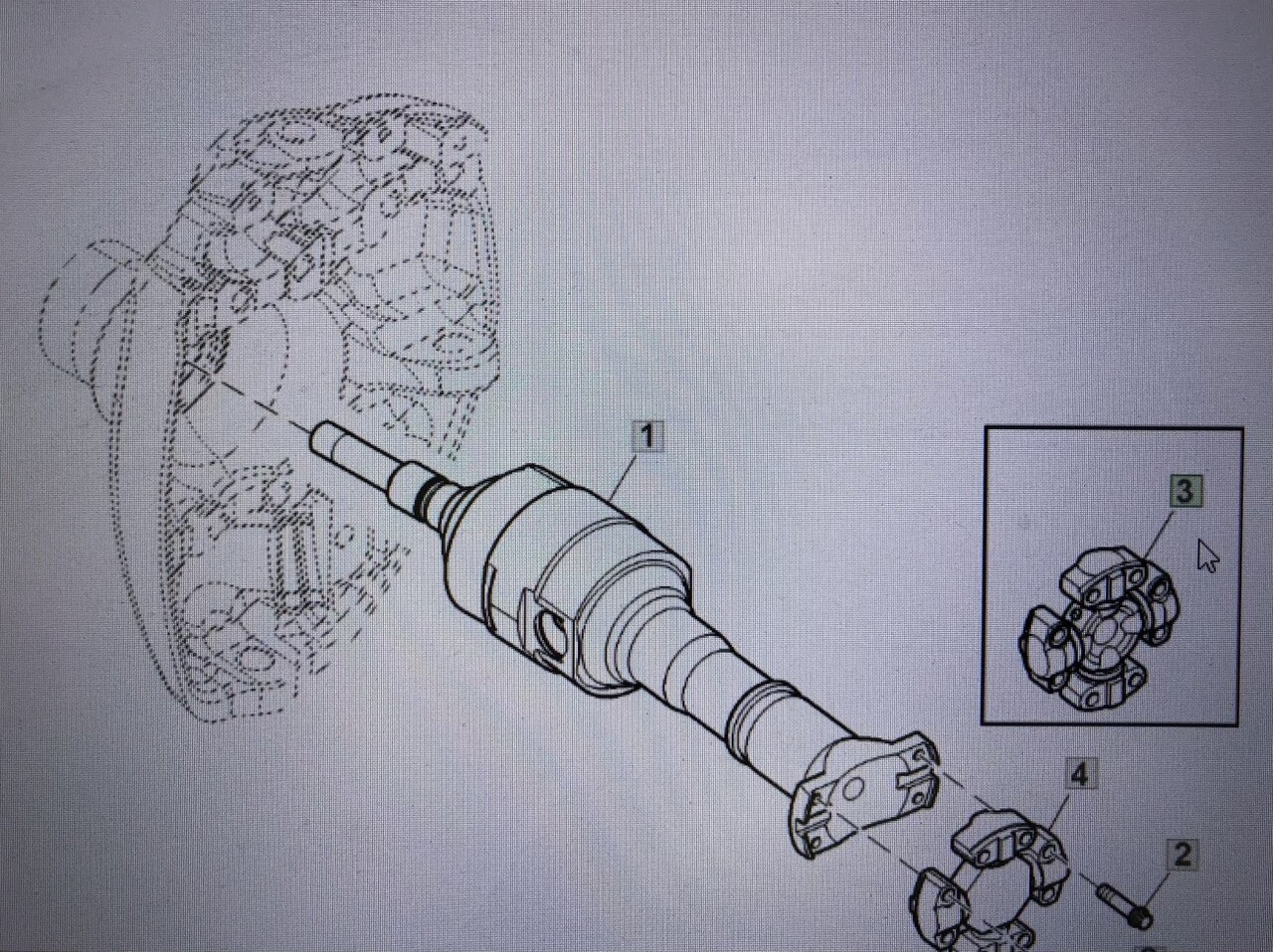 JOHN DEERE RE307561/John Deere przegub uniwersalny/John Deere 8345R 7200R 7210R 7230R 8245R 8270R - Μετάδοσης κίνησης για Γεωργικά μηχανήματα: φωτογραφία 1 JOHN DEERE RE307561/John Deere przegub uniwersalny/John Deere 8345R 7200R 7210R 7230R 8245R 8270R - Μετάδοσης κίνησης για Γεωργικά μηχανήματα: φωτογραφία 1