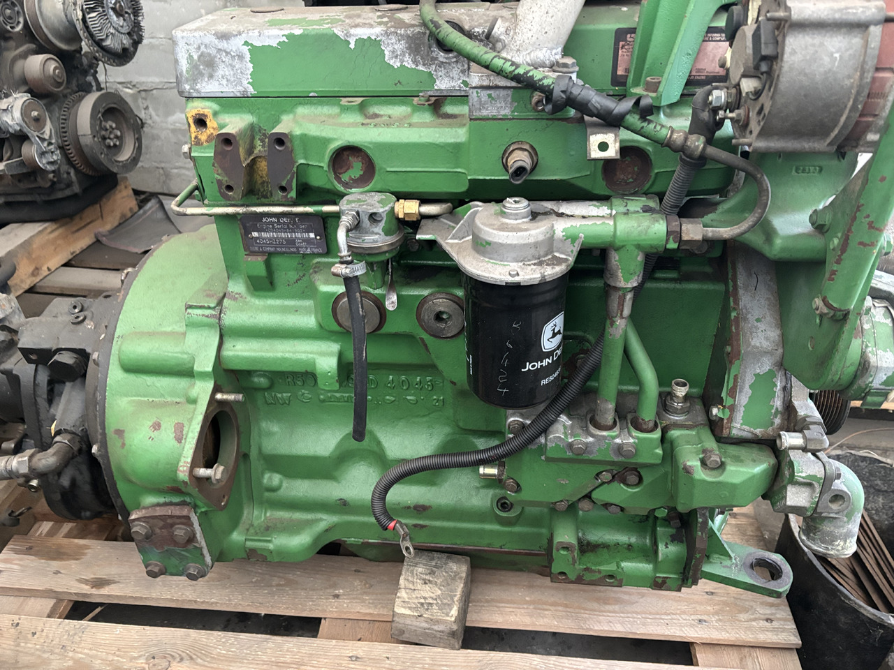 John Deere 3200, 3220, 3400 Silnik Słupek Blok Koło Zamachowe Kolektor Wał Wałek 4045HZ275 - Σφόνδυλος για Γεωργικά μηχανήματα: φωτογραφία 4 John Deere 3200, 3220, 3400 Silnik Słupek Blok Koło Zamachowe Kolektor Wał Wałek 4045HZ275 - Σφόνδυλος για Γεωργικά μηχανήματα: φωτογραφία 4