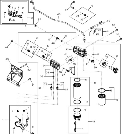 John Deere 9470RX - Głowica filtra RE541393 (Silnik) - Κινητήρας και ανταλλακτικά για Τρακτέρ: φωτογραφία 1 John Deere 9470RX - Głowica filtra RE541393 (Silnik) - Κινητήρας και ανταλλακτικά για Τρακτέρ: φωτογραφία 1