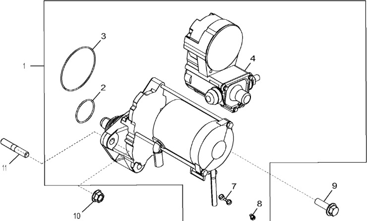 John Deere 9470RX - Rozrusznik regener. SE501874 (Silnik) - Μίζα για Τρακτέρ: φωτογραφία 1 John Deere 9470RX - Rozrusznik regener. SE501874 (Silnik) - Μίζα για Τρακτέρ: φωτογραφία 1