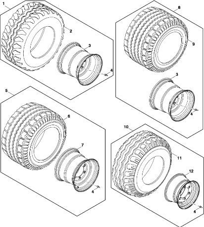 John Deere 960 - Część środ. koła i felgi DC35504 (Rama, pokrywy, róźne) - Πλήρης τροχός για Γεωργικά μηχανήματα: φωτογραφία 1 John Deere 960 - Część środ. koła i felgi DC35504 (Rama, pokrywy, róźne) - Πλήρης τροχός για Γεωργικά μηχανήματα: φωτογραφία 1