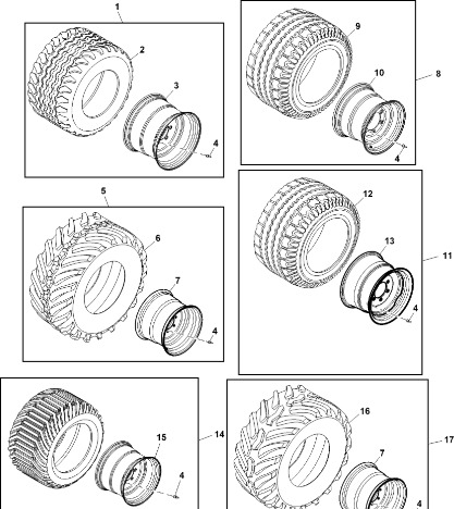 John Deere 960 - Zestaw koła i opony DC218375 (Rama, pokrywy, róźne) - Πλήρης τροχός για Γεωργικά μηχανήματα: φωτογραφία 1 John Deere 960 - Zestaw koła i opony DC218375 (Rama, pokrywy, róźne) - Πλήρης τροχός για Γεωργικά μηχανήματα: φωτογραφία 1
