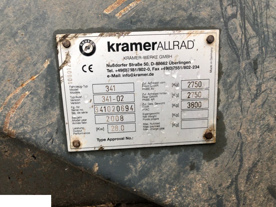 Kramer Allrad 280 341-02 Radlader - Części - Wał - Ανταλλακτικό για Ελαστιχοφόρος φορτωτής: φωτογραφία 3 Kramer Allrad 280 341-02 Radlader - Części - Wał - Ανταλλακτικό για Ελαστιχοφόρος φορτωτής: φωτογραφία 3