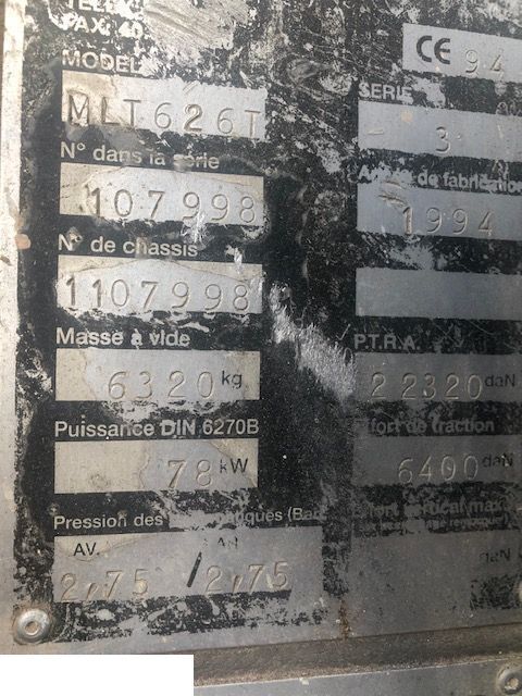 Ανταλλακτικό για Τηλεσκοπικός φορτωτής Manitou 628 -  [CZĘŚCI]: φωτογραφία 8