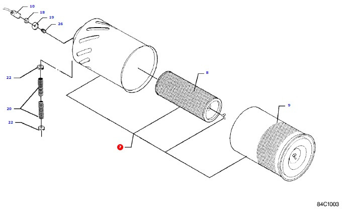 Massey Fergusson MF 30 - filtr powietrza obudowa D46442200 - Φίλτρο αέρα για Γεωργικά μηχανήματα: φωτογραφία 1 Massey Fergusson MF 30 - filtr powietrza obudowa D46442200 - Φίλτρο αέρα για Γεωργικά μηχανήματα: φωτογραφία 1