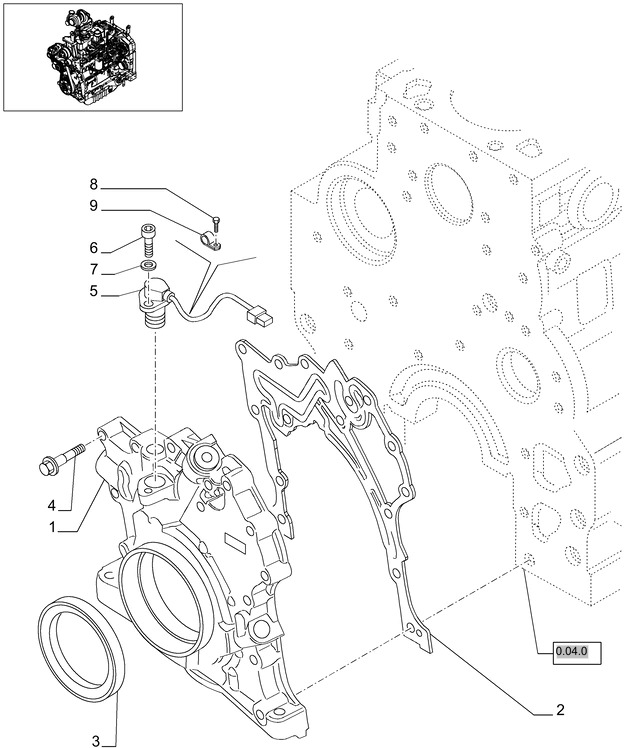 New Holland T6010 Pompa oleju silnikow 2830913 - Αντλίας λαδιού για Γεωργικά μηχανήματα: φωτογραφία 1 New Holland T6010 Pompa oleju silnikow 2830913 - Αντλίας λαδιού για Γεωργικά μηχανήματα: φωτογραφία 1
