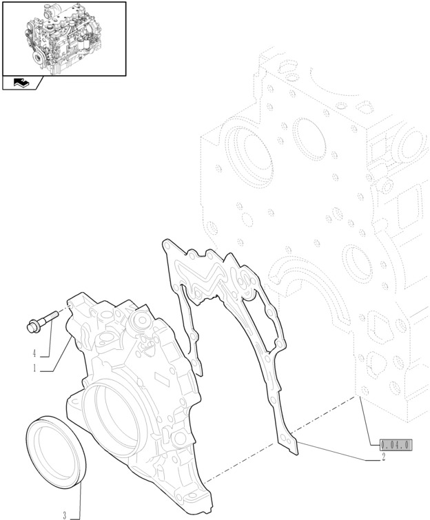 New Holland T6010 Pompa oleju silnikow 2830914 - Αντλίας λαδιού για Γεωργικά μηχανήματα: φωτογραφία 1 New Holland T6010 Pompa oleju silnikow 2830914 - Αντλίας λαδιού για Γεωργικά μηχανήματα: φωτογραφία 1