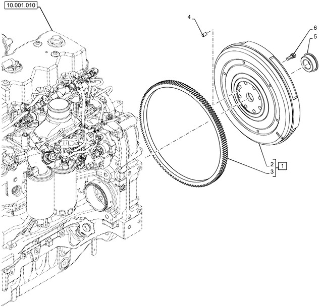 New Holland T6070 Kolo zamach, silnik 84156489 - Σφόνδυλος για Τρακτέρ: φωτογραφία 1 New Holland T6070 Kolo zamach, silnik 84156489 - Σφόνδυλος για Τρακτέρ: φωτογραφία 1