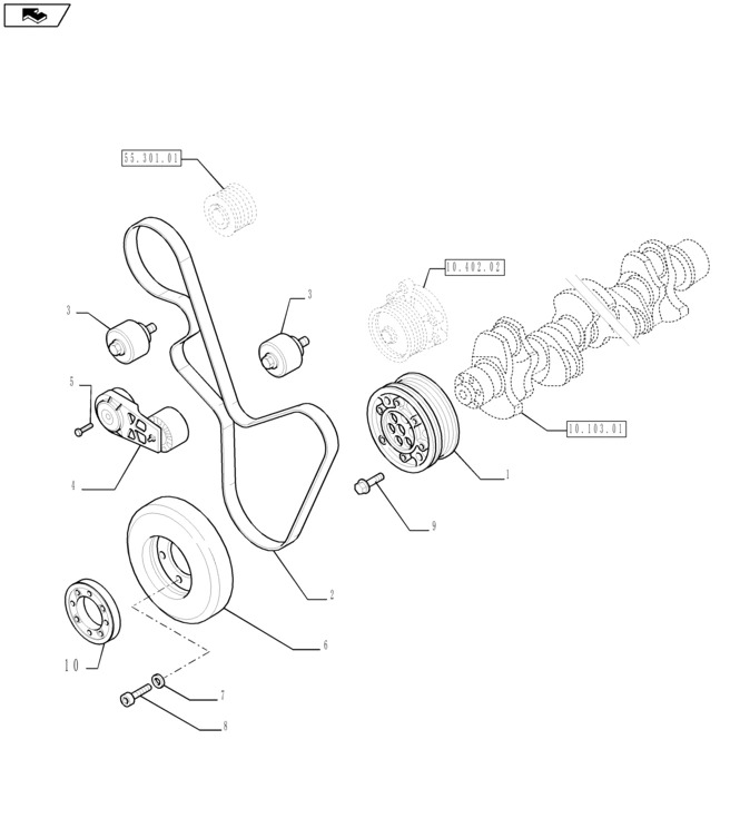 New Holland T6090 T6070 Napinacz maximum length 73 mm 504356836 - Τεντωτήρας ιμάντα για Γεωργικά μηχανήματα: φωτογραφία 1 New Holland T6090 T6070 Napinacz maximum length 73 mm 504356836 - Τεντωτήρας ιμάντα για Γεωργικά μηχανήματα: φωτογραφία 1